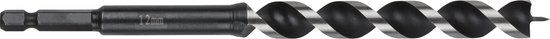 wolfcraft - 12mm Slangenboor voor Houtbalken - 165mm - Zeskantschacht Houtboor - Hex - 7134000