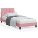 Maison Exclusive Hanko Cadre de lit Rose 80x200 cm Velours