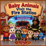 Baby Libri GmbH Baby Animals Bilingual Adventures- Baby Animals Visit the Fire Station