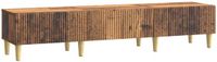 vidaXL TV-kast met lade Oud hout 147 x 34,5 x 30 cm Bewerkt hout