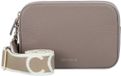 Coccinelle Tebe Crossbodytas Dames Leer Taupe