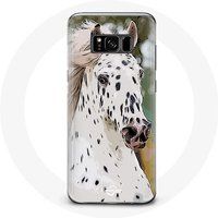 Maniacase Hoesje voor Samsung Galaxy S8 Plus Appaloosa Wit Paard