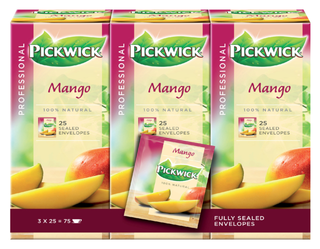 Pickwick Mango Thee 25 Stuks à 1.5 g