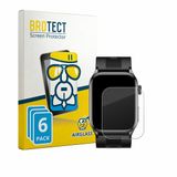 BROTECT Screenprotector 6 Stuks voor Knauermann Pro 4 AIR (rechthoekig) Transparant