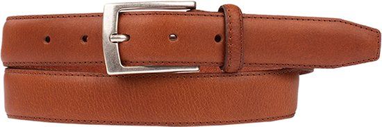 Petrol Industries Riem Heren - Broekriem - Verstelbaar - Leer - Cognac - 115 cm