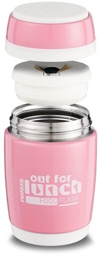 Pioneer by Grunwerg Vacuum Thermos Voedselcontainer 0,48L - Roze