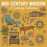 Atomic Home: A Mid-Century Modern Coloring Book