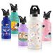 Vikaster Thermosfles met rietje, 350 ml, BPA-vrij, roestvrij staal