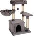 Ibenzoa® Poteau griffoir pour chat avec peluche douce et sisal de 85 cm de haut