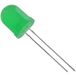 TRU COMPONENTS 1573765 Bedrade LED Groen Rond 10 mm 330 mcd 50 ° 20 mA 2.1 V