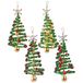SOLID OAK Kralen Ornament KIT, kerstboom maakt 4