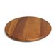 Plat de service rotatif en bois d'acacia laqué