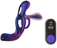 Hueman Zenith 3-in-1 Cockring - Paars