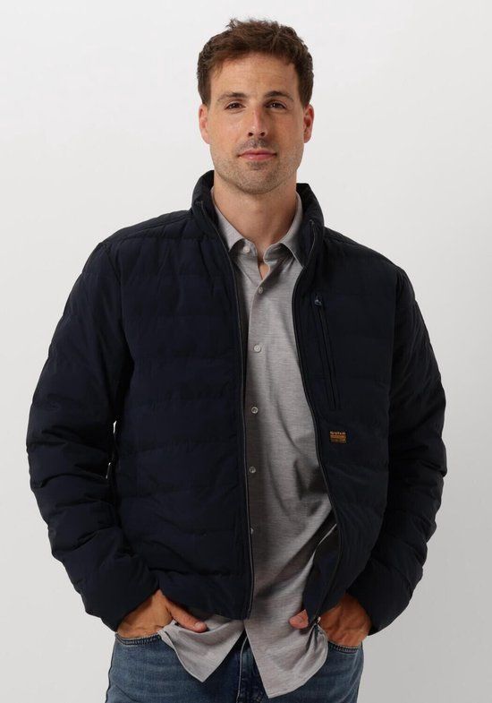G-Star Raw Foundation Liner Jkt Winterjas Heren - Donkerblauw - Maat L