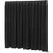Wentex P&D Rideau Molleton 300 g/m² Noir - 400 x 250 cm (L x H) - plissé