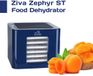 Ziva Zephyr ST Déshydrateur alimentaire - 6 plateaux de séchage en acier inoxydable - 450W - 70°C max