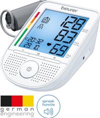 Beurer BM 49 Voice Bovenarm Bloeddrukmeter - Spreekt in NL/DUI/FR/ITA - XL Display - 5 Jaar Garantie
