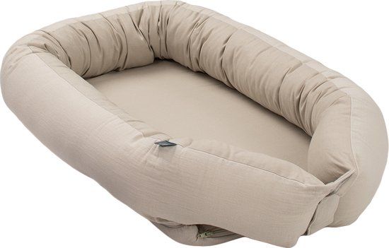 Funnababy Muslin Babynest - Beige - 4 seizoenen