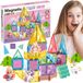 WOOPIE - Blocs de construction magnétiques Set éducatif 3D Château de conte de fées 55 pièces