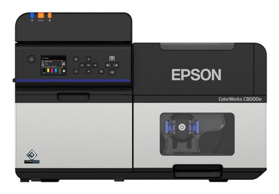 Epson ColorWorks C8000e (MK) Etiketprinter - Kleur - Inkjet - Rol (11,2 cm) - 600 x 1200 dpi - 300 mm/sec