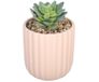 Sleepdown Halo Groene Kunstplant Vetplant Roze Textuur Pot voor Thuis Kantoor Badkamer Decoratie Interieur Decor Esthetiek