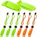 Bol Noodfluitjes Set - Signaalfluitjes Kajak - Outdoor Veiligheid - Dubbele Buis Geluid - 6 stuks - Orange et Vert