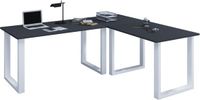 VCM Houten Bureau | Hoekbureau Plain | 130x130 | L Vorm Links of Rechts | Werktafel Plaat 50 cm Diep | Computertafel Kantoormeubilair - Lona U