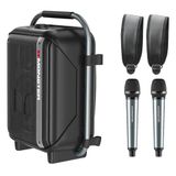Monster MS-TG2 Traveler Draagbare Bluetooth-luidspreker, 200 W, IPX5, accu 4000 mAh, BT 5.3/AUX/TF/USB, dubbele microfoon, USB-C-opladen