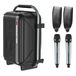 Monster MS-TG2 Traveler Draagbare Bluetooth-luidspreker, 200 W, IPX5, accu 4000 mAh, BT 5.3/AUX/TF/USB, dubbele microfoon, USB-C-opladen