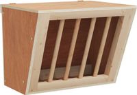 vidaXL Hooiruif voor konijnen 25x18,5x20,5 cm massief vurenhout