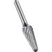 Dormer P72110.0X6.0 serie P721 carbide roterende braam, bal neuskegel, helder, 10,00 mm x 65 mm
