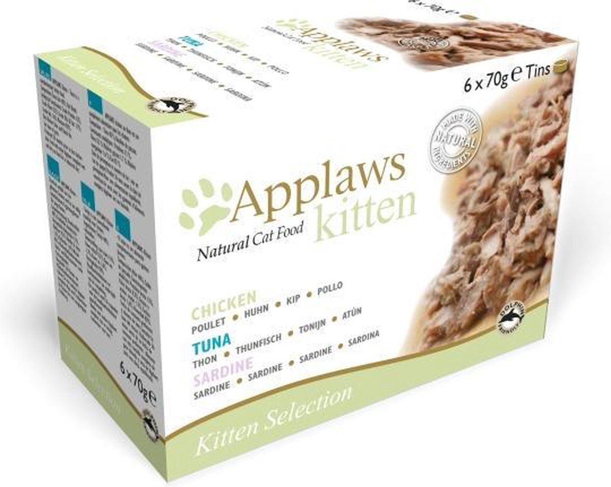 Applaws Blik Cat Multipack - Kitten - 6 x 70 gram