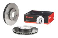BREMBO 09.9368.11 Voorremschijf, aantal 2
