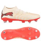 PUMA Future 9 Match Mxsg Voetbalschoenen, uniseks, Sugared Almond PUMA Wit Ultrarood PUMA Black