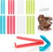 com-four® 26x clips de fermeture en plastique