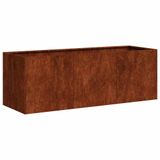 VidaXL Plantenbak Staal Roestkleur 120x40x40 cm