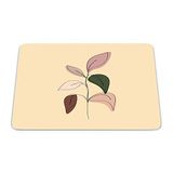 Bonamaison Muismat, rechthoekig, digitaal bedrukt, antislip onderkant, voor kantoor en thuis, afmetingen: 22 x 18 cm
