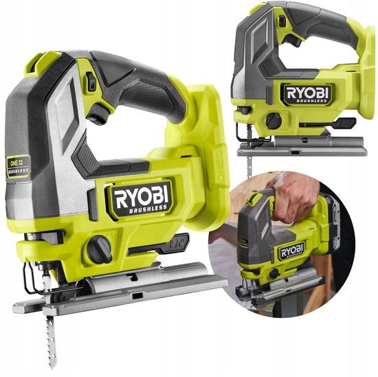 Ryobi RJS18BL-0 Serie - Decoupeerzaag - 18V - Borstelloze Motor - LED-Verlichting