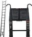 Bolt Edge Ladder telescopische 3,8M - Zwarte Aluminium ladder