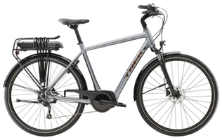 Trek Verve+ 1 - Hybride E-bike - Grijs - 2023 - XL