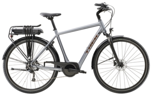 Trek Verve+ 1 - Hybride E-bike - Grijs - 2023 - XL