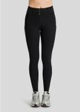 Montar MOADDIE Winter Softshell Dames Rijbroek Fullgrip Zwart