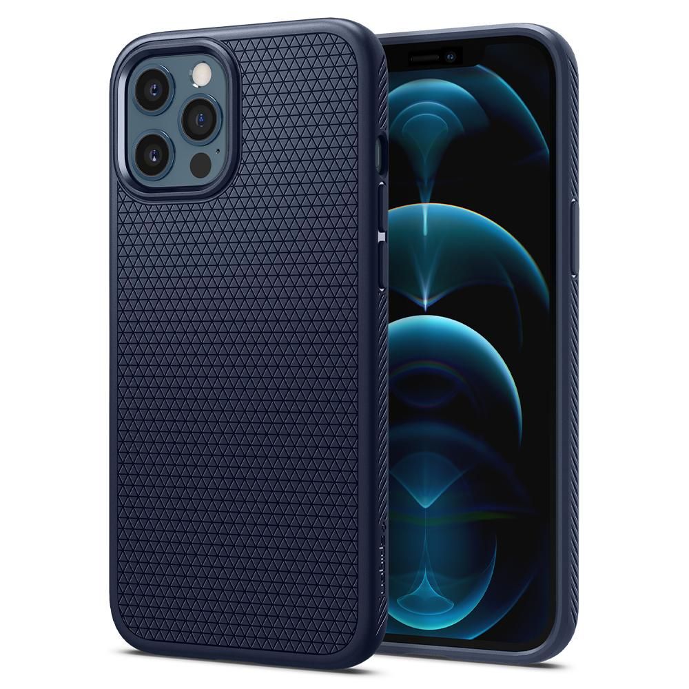 Spigen ACS02250 hoesje voor iPhone 12 / iPhone 12 Pro - Blauw
