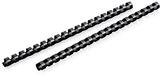 Mead CombBind Binding Spines - 1/2" - 85 Sheet Capacity - Black - 125 Pack