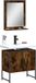 Maison Exclusive - Ensemble de meubles de salle de bain 2 pièces en bois composite chêne fumé