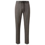 s.Oliver BLACK LABEL slim fit interlock pantalon - bruin