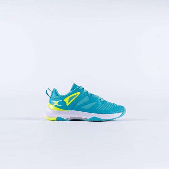 Gilbert Netball Aqua / Fluo Geel Sz 6 - 11 - Sz 9 - Aqua / Fluo Geel - Schoenmaat 43-44