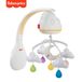 Fisher-Price Mobiel Rustgevende Wolken - Kinderbed Mobiel met Geluid en Nachtlampje
