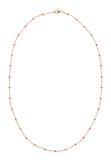 Gaya Necklace Rose Gold Red