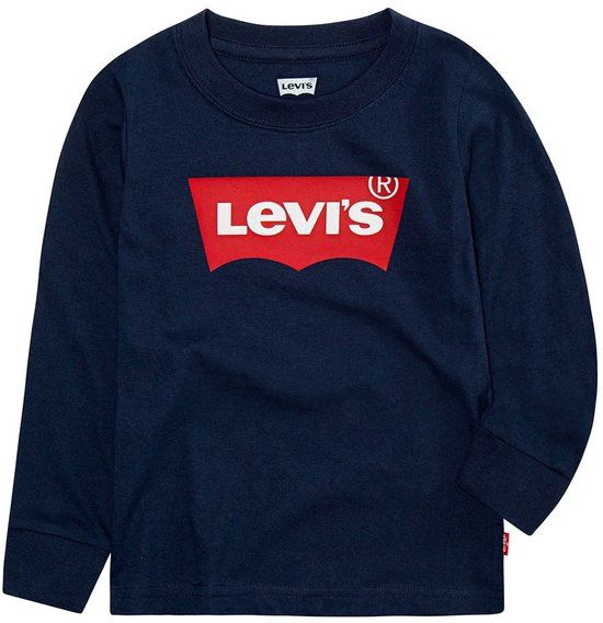 Levi's® Kids Batwing T-shirt Met Lange Mouwen Blauw 5 Years Kinderen